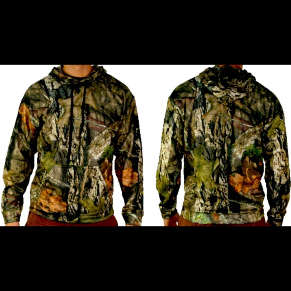 Mossy Oak Men Camo Hoodies On Sale Poly Tech Spring Material